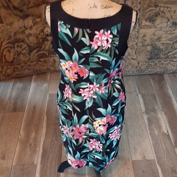 AB Studio Floral Sheath Dress 10 - Picture 3 of 7